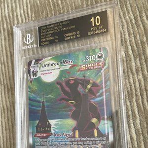 BGS 10 BLACK LABEL Umbreon Vmax Alt Art .#215